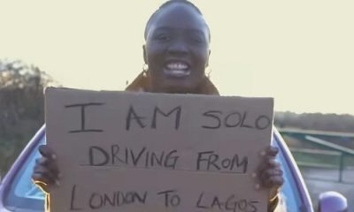 Nigeiran lady starts solo trip from London to Lagos by car [Video]