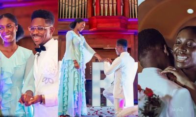 Moses Bliss finally proposes to his Abroad-based Ghanaian girlfriend