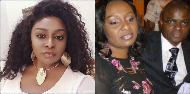 "My ex-husband beat me anytime Man United lost a game" – Actress, Victoria Inyama (Video)