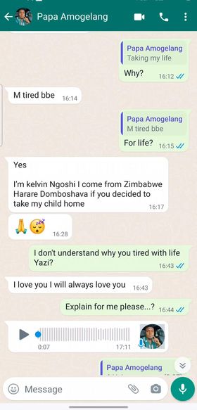 Kelvin Mhofu Ngoshi's chat 