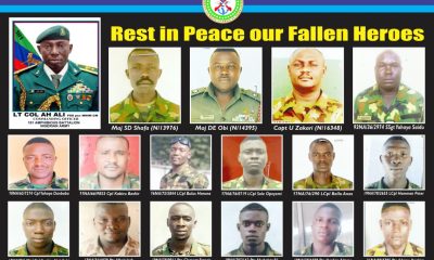 Defence headquarters releases names of slain soldiers, denies reprisal