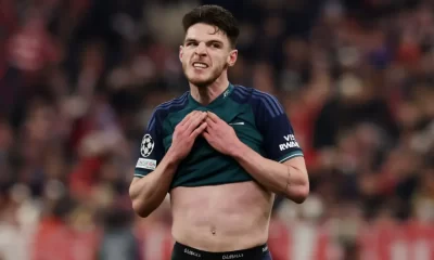 "We need to be counted" -- Declan Rice on Bayern defeat