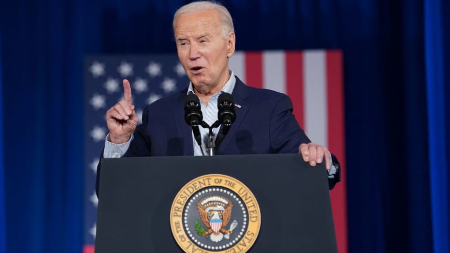 "Biden painting a target on our backs" -- pro-Palestinian youth