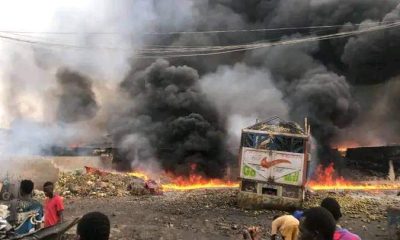 50-arrested in Alimosho Lagos for setting market on Fire