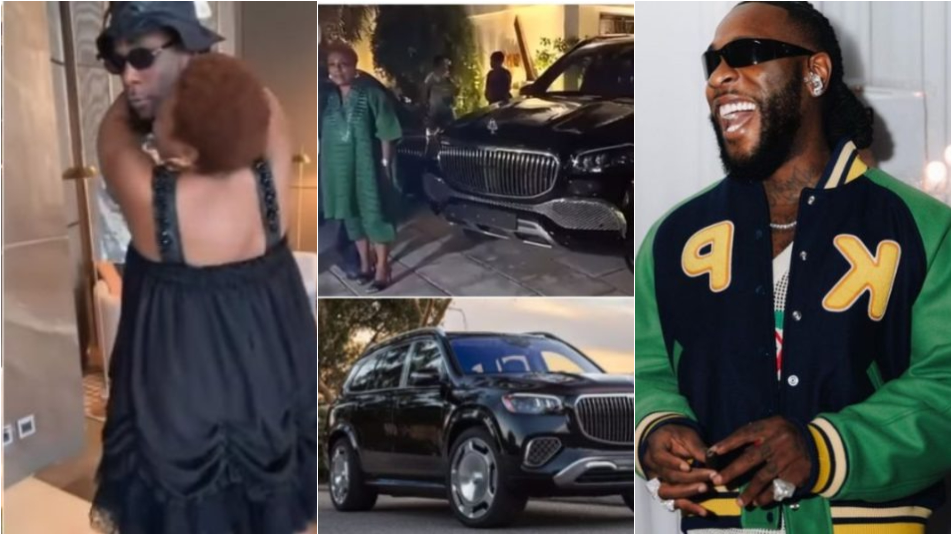 Burna Boy gifts mom brand new whip in celebration of Mother’s day (Video)