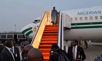 President Tinubu returns to Abuja after Overseas trips