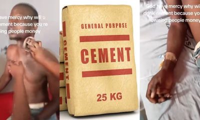 Nigerian man consumes cement to avoid debt, ends up in hospital, faces ₦60k medical bill