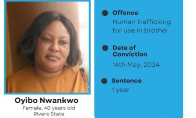 Lady sent to prison for attempting to traffick two underage girls in Rivers brothel