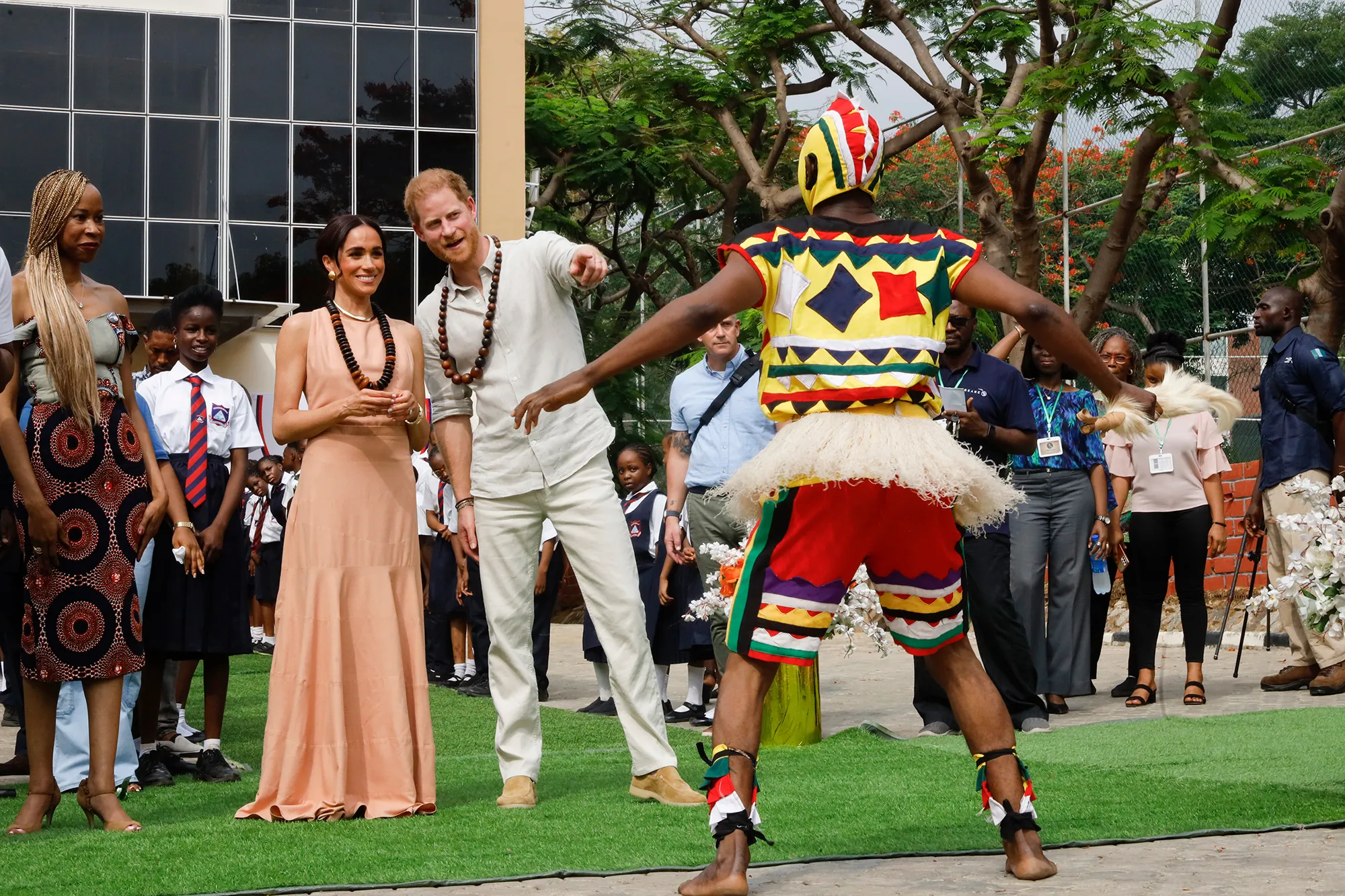 Prince Harry and Meghan Markle in Nigeria {PICTURES}
