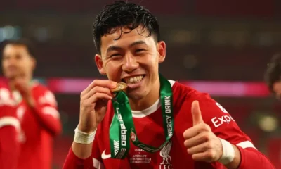 "I honestly don't care" -- Wataru Endo about Liverpool competition