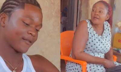 "Has finished WAEC": Nigerian mother not happy as young son fixes braided hairs after WASSCE