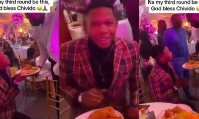 Viral video shows man on his knees begging food at Davido wedding