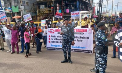 Democracy Day: "Tinubu must go" - Nigerians protest economic hardship