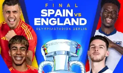 Euro 2024 final: Spain Vs England 2024 Live Update On Topnaija.ng