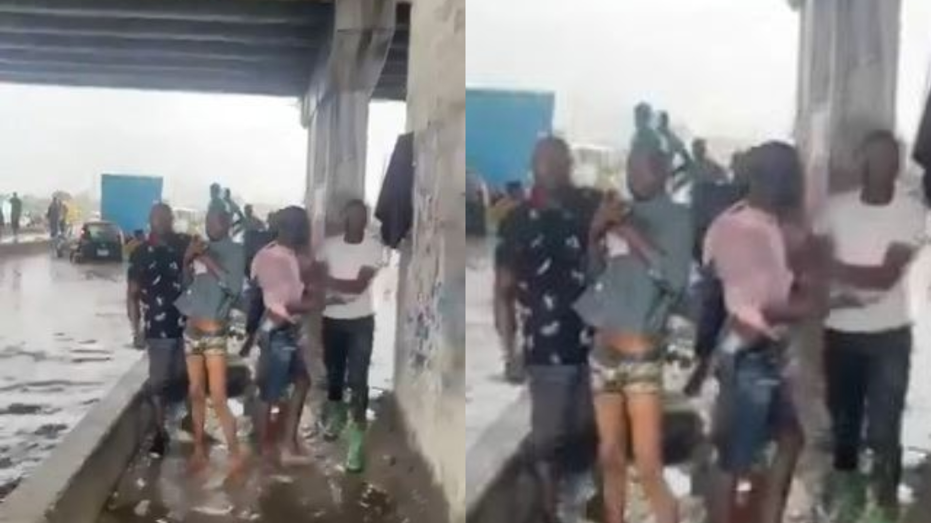 The Lagos State government has apprehended some individuals who charges and collects N100 from people before using a makeshift crossover bridge at the Trade Fair area.