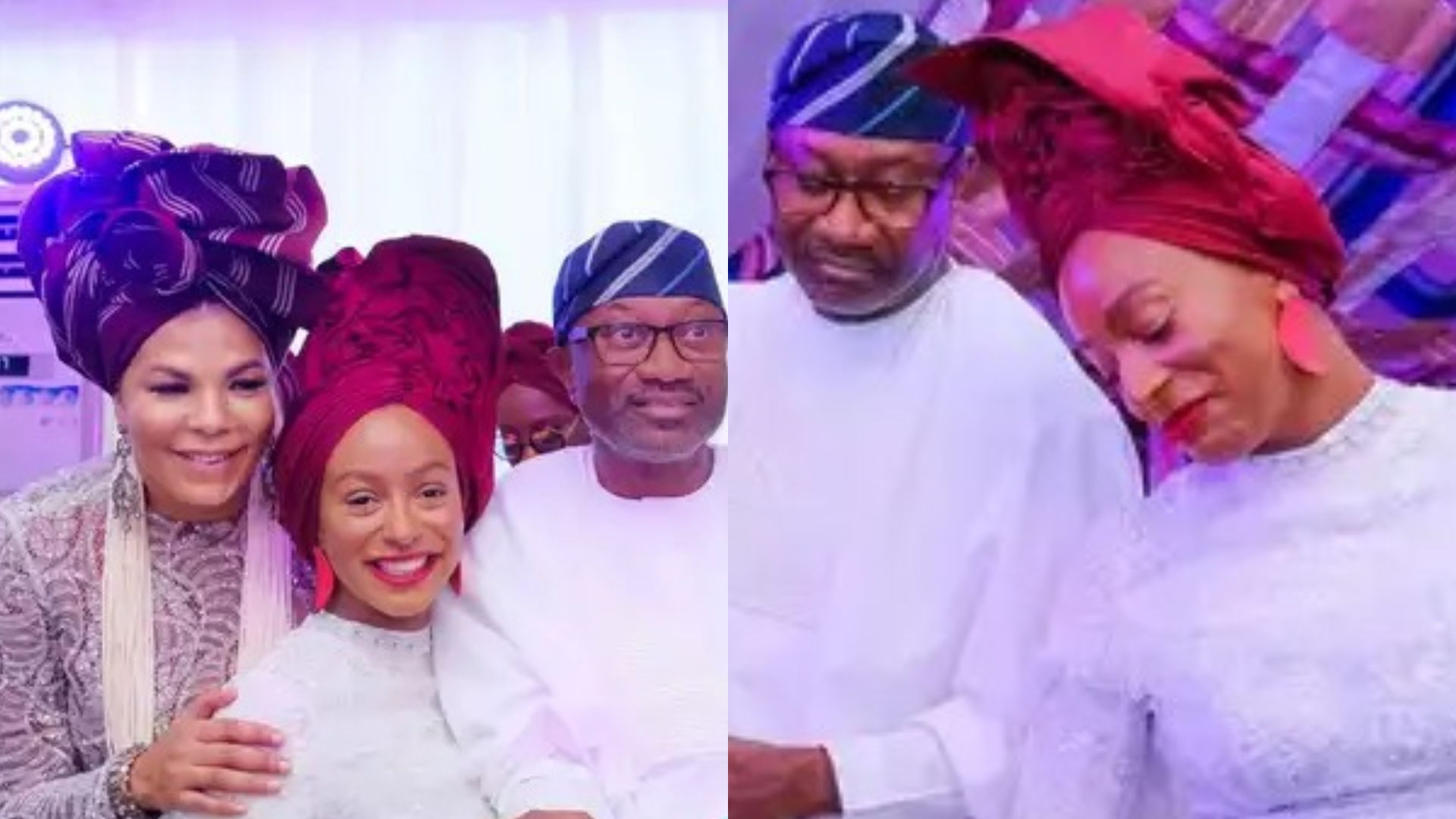 Femi Otedola, Cuppy with whole family celebrate during Grandma’s burial [Video]