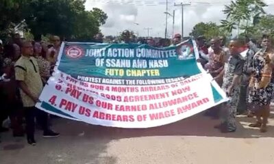 Withheld salaries: ASUU, SSANU Commence Protest In UNIABUJA