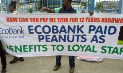 Ecobank severance pay: Workers protest over inadequate