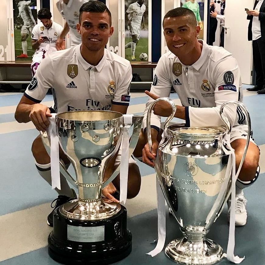 "No words" — Ronaldo reacts to Pepe retiring from football