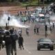 #EndBadGovernanceInNigeria: Police disperse protesters with gunshots