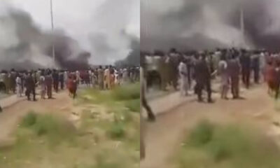 Youths stage protest near Buhari’s house in Daura, Katsina (Video)