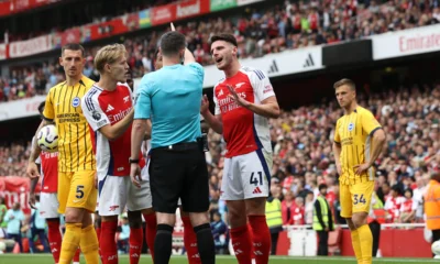 Declan Rice emerges the villain as Arsenal drop points to Brighton