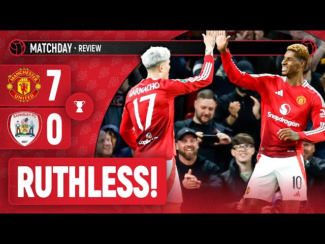 Carabao Cup: Man Utd wins Barnsley 7-0; Preston wins epic shootout