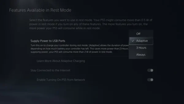 PS5 Update: Adaptive charging, new widget hub, more