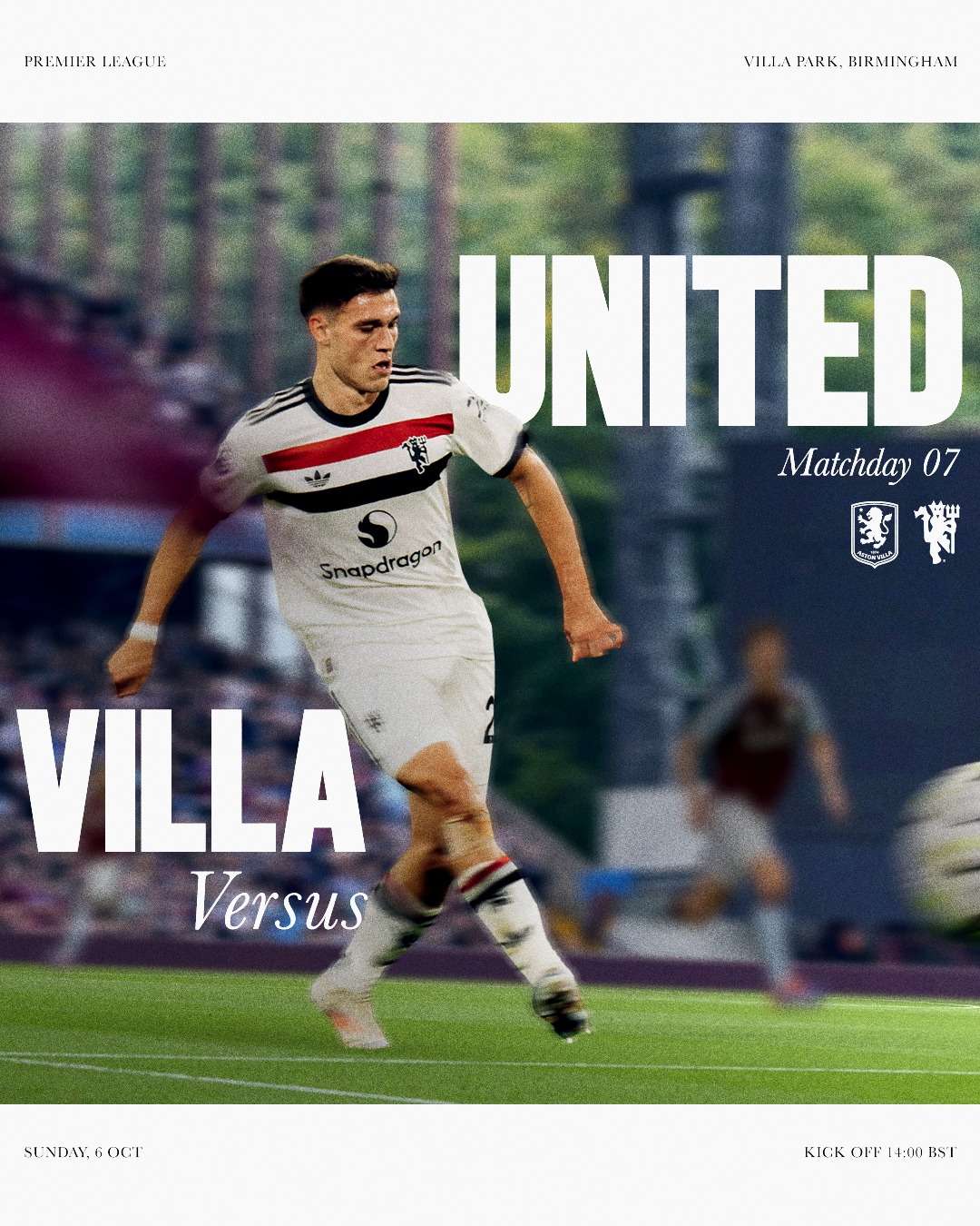 Aston Villa vs. Manchester United: Confirmed Lineup