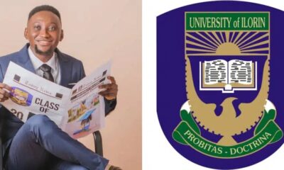 Man bags first-class degree with 4.96 CGPA in mathematics from Unilorin