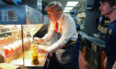 Donald Trump caught working at McDonald's