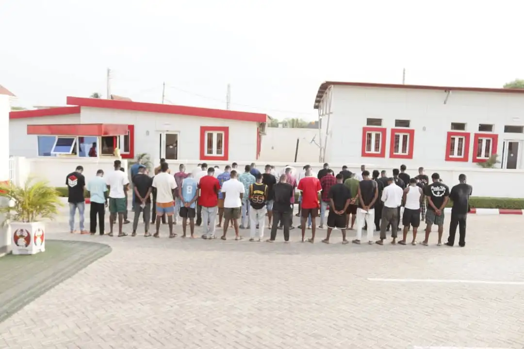 EFCC arrests 55 suspected internet fraudsters