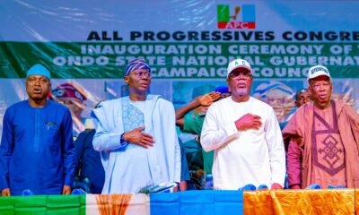 Ondo Guber: APC Inaugurates Sanwo-Olu-led 305 member campaign council