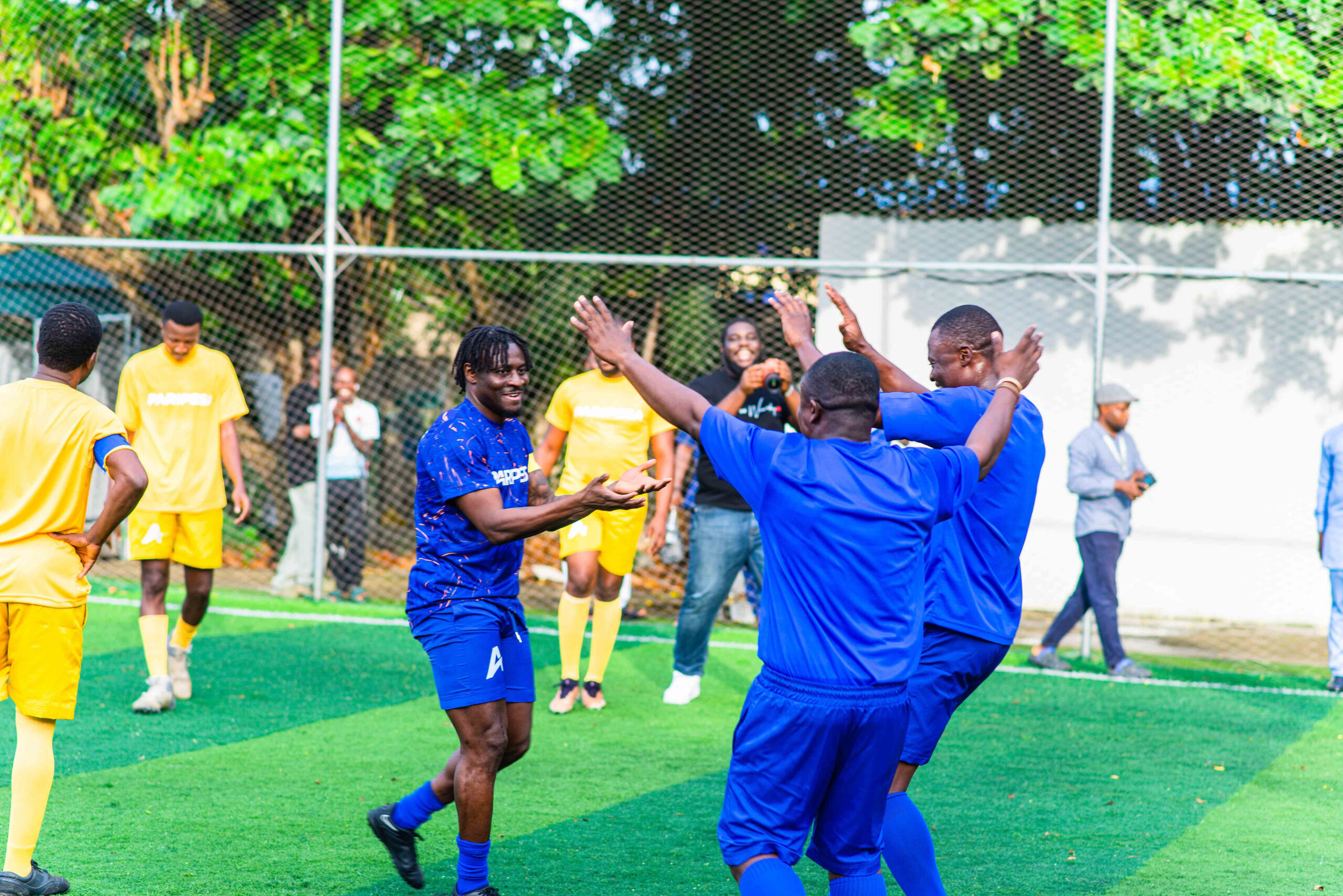 PariPesa welcomes Obafemi Martins As brand ambassador, leads team to 5-1 Win