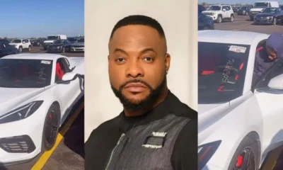 Reactions trail as Bolanle Ninalowo surprise son with a brand new corvette for his 18th birthday [video]