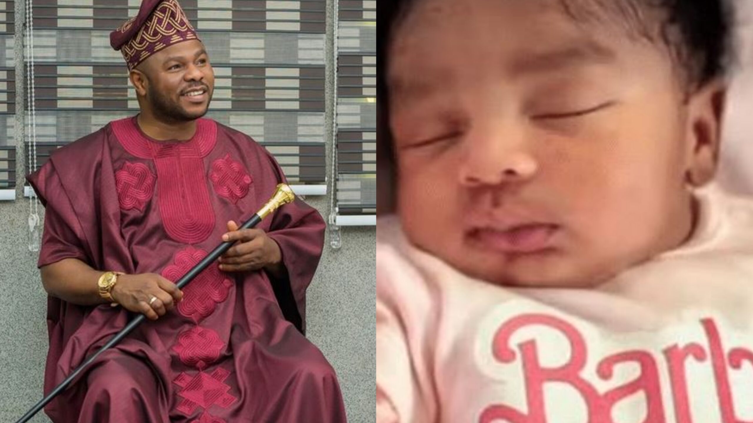 Legendary singer, Yinka Ayefele welcomes baby girl with wife