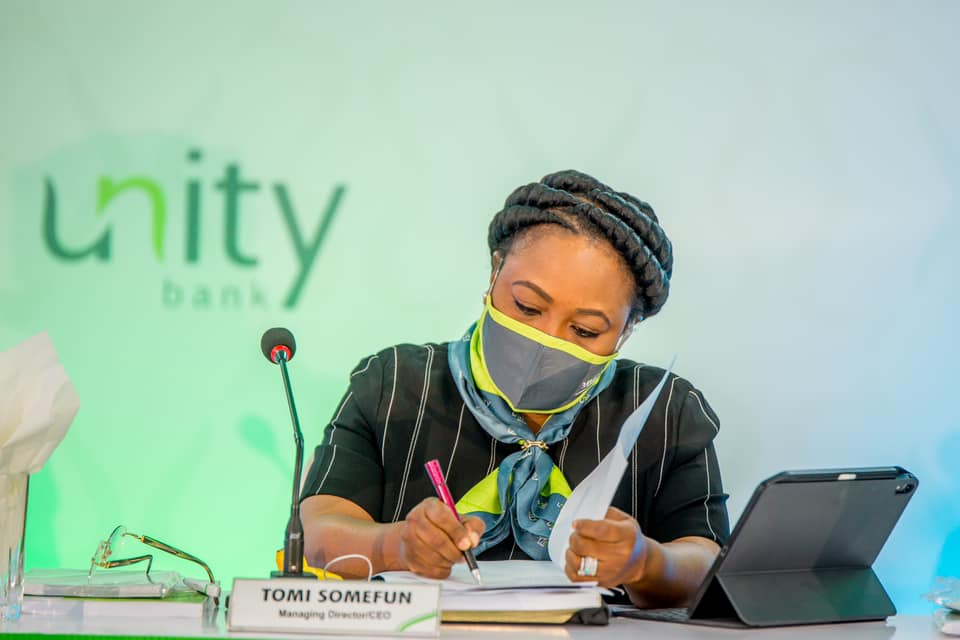 Unity Bank boss, Tomi Somefun reaffirms commitment to going above and beyond