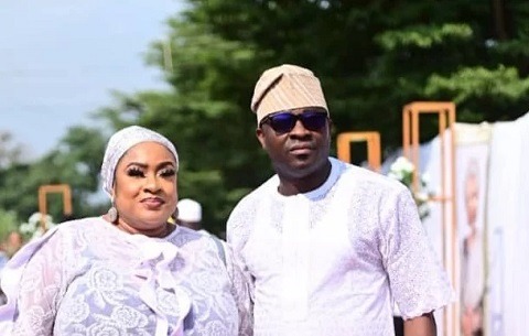 Husband of actress Foluke Daramola finally address fathering child with another woman rumor