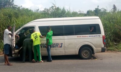 Peace Mass Transit bus breaks down, passengers fund repairs