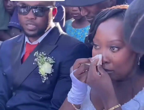 Bride reduce to tears as classmates gift her $10k on wedding day