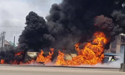 Panic as another fuel tanker explodes in Jigawa